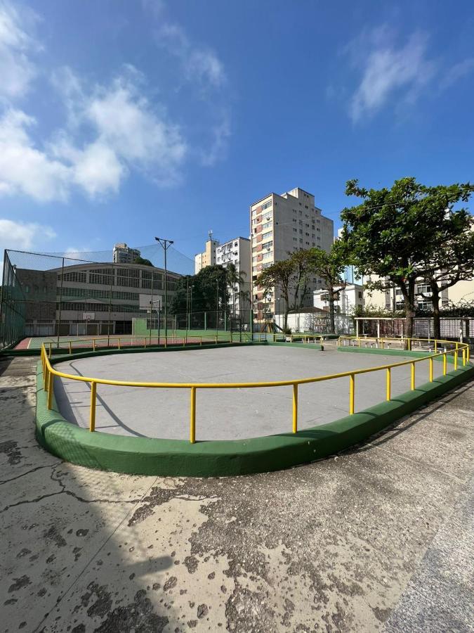 Ferienwohnung Lindo Apartamento Em Frente A Praia - Santos Exterior foto